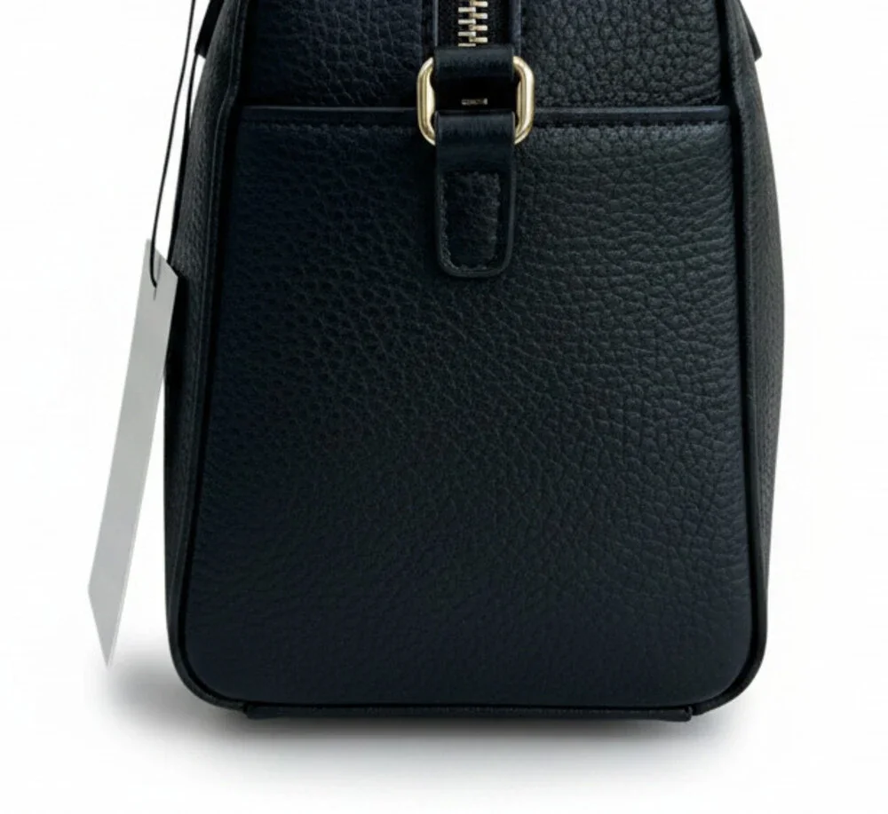 La Terre Boston Purse Black